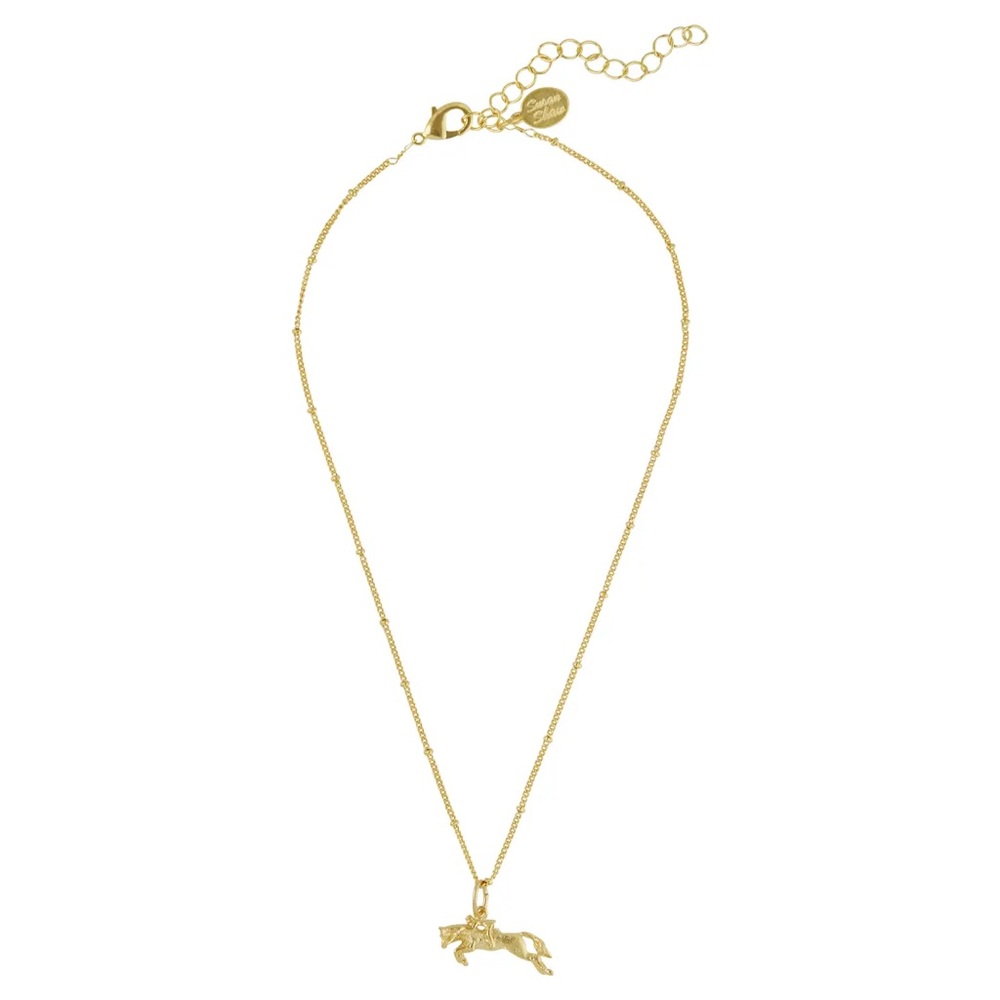 Gold Horse Pendant Necklace - Women Jewelry